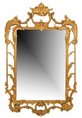 ROCOCO-STYLE GILTWOOD WALL MIR