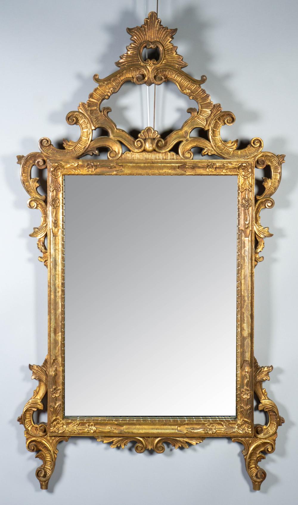 ROCOCO STYLE GOLD PAINTED WOOD