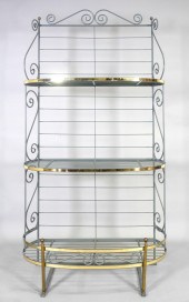 ROCOCO STYLE GREY PAINTED META