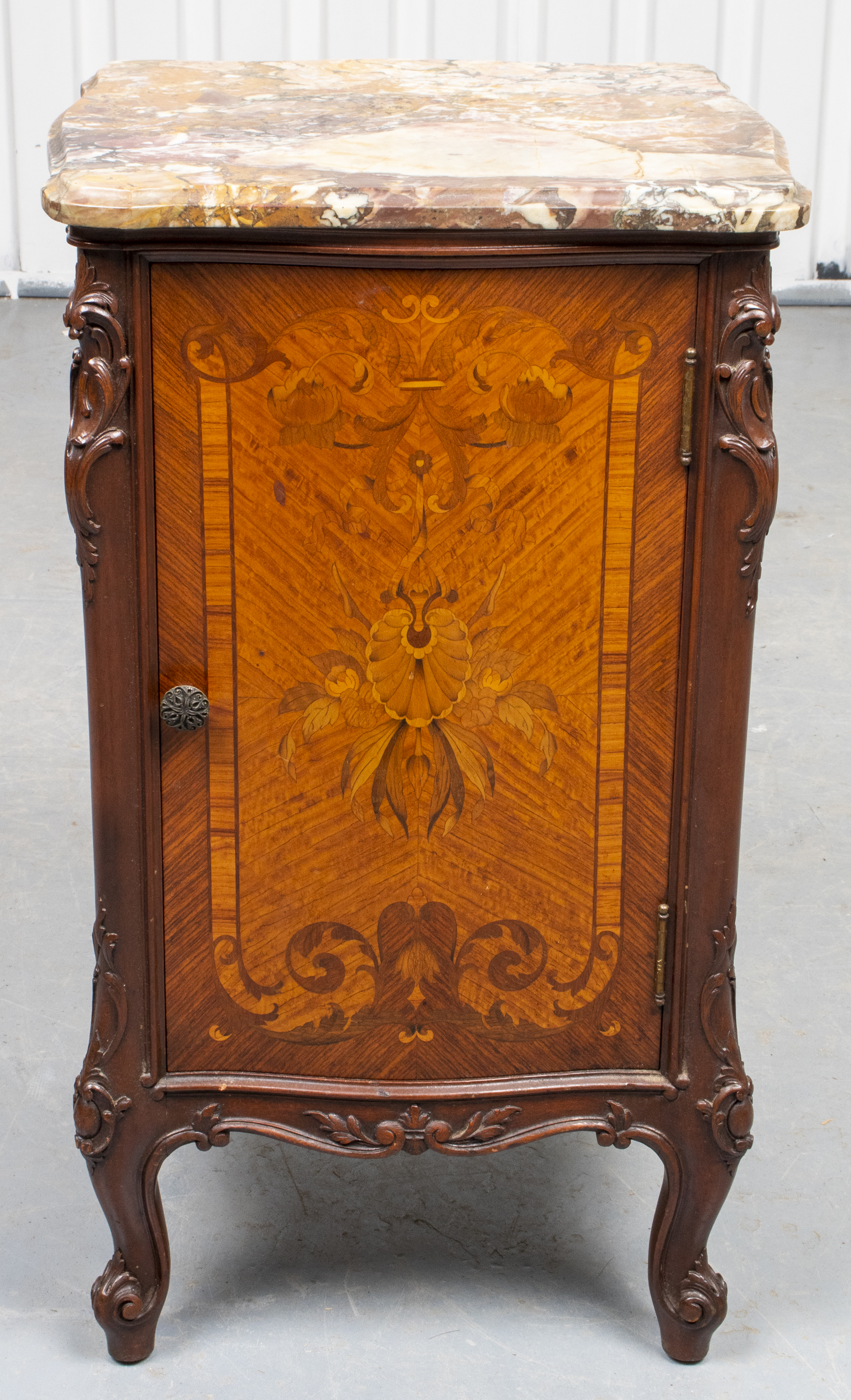 ROCOCO STYLE INLAID SIDE CABINET