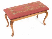 ROCOCO STYLE NEEDLEPOINT UPHOL