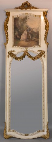ROCOCO STYLE PAINTED AND PARCE
