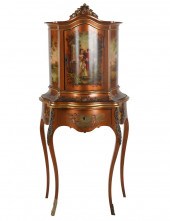 ROCOCO-STYLE PAINTED CABINETha