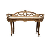 ROCOCO STYLE PARCEL GILT KIDNE