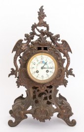ROCOCO STYLE PATINATED GILT ME