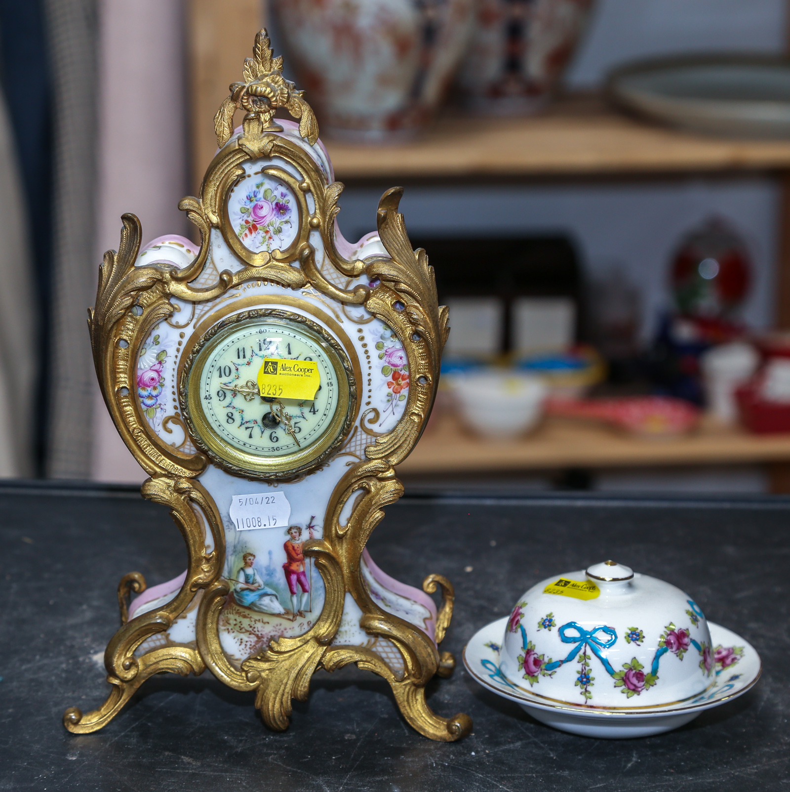 ROCOCO STYLE PORCELAIN & ORMOLU
