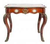 ROCOCO-STYLE PORCELIAN-INSET P