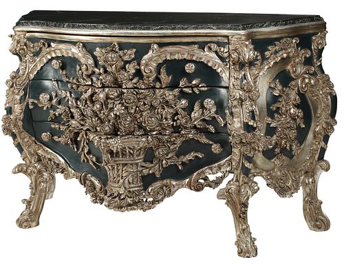 ROCOCO STYLE SILVER GILT &AMP;