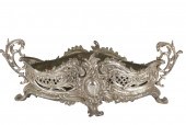 ROCOCO-STYLE SILVERED BRONZE J