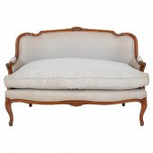 ROCOCO STYLE UPHOLSTERED LOVE