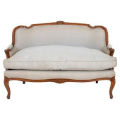 ROCOCO STYLE UPHOLSTERED LOVE