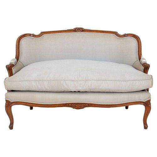 ROCOCO STYLE UPHOLSTERED LOVE