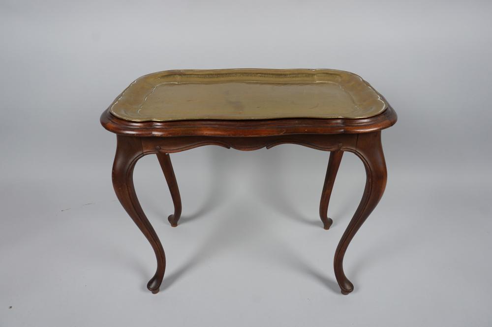 ROCOCO STYLE WALNUT STAINED AND