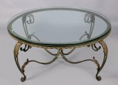 ROCOCO STYLE WROUGHT IRON COFF