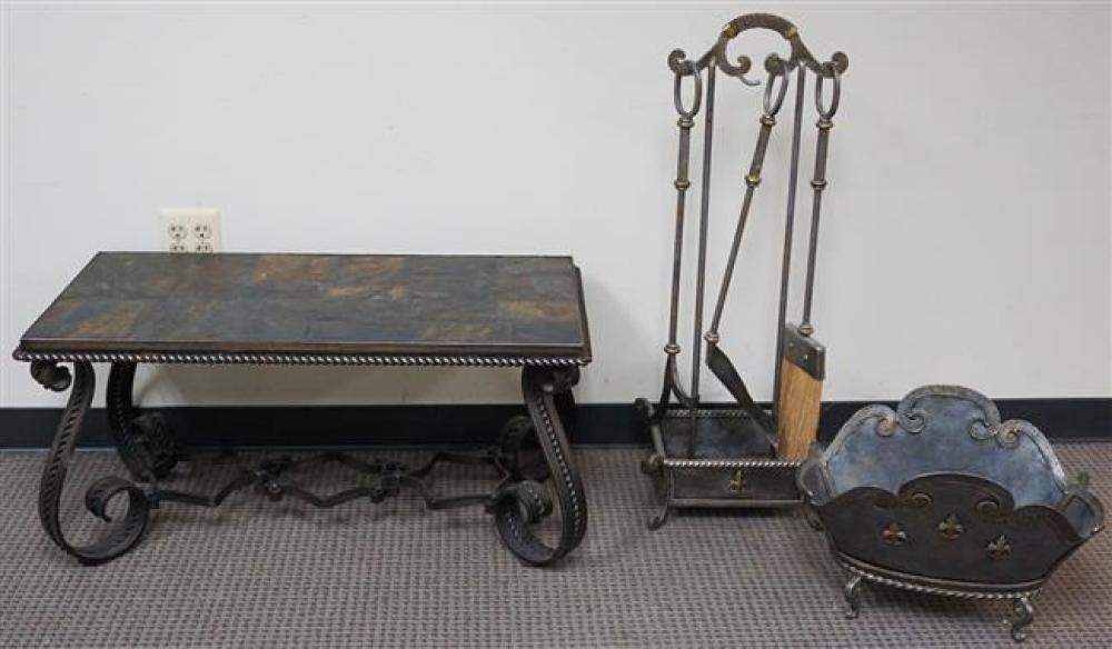 ROCOCO STYLE WROUGHT STEEL SLATE