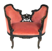 ROCOCO VICTORIAN PARLOR CHAIR,