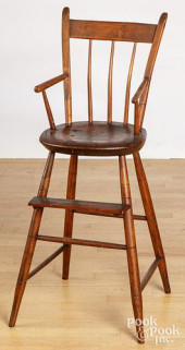 RODBACK HIGHCHAIR, EARLY 19TH