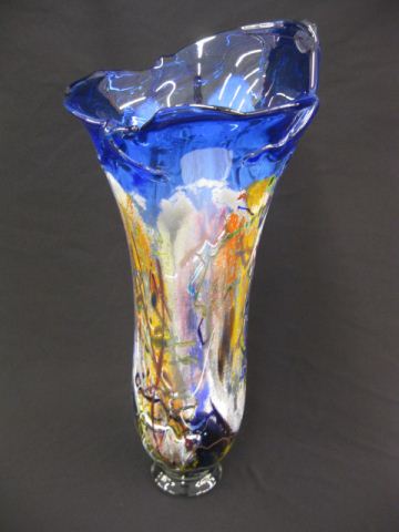 Roddy Capers Art Glass Vase