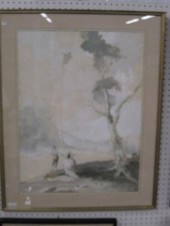 Roderic Montagu Watercolor & G
