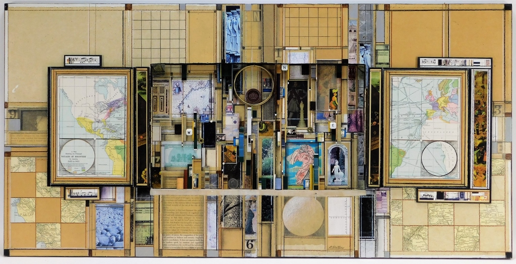 RODERICK SLATER COLLAGE MIXED MEDIA