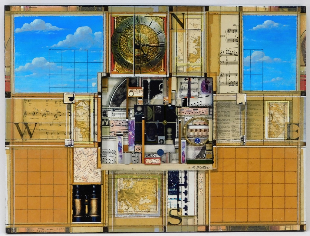 RODERICK SLATER COLLAGE MIXED MEDIA