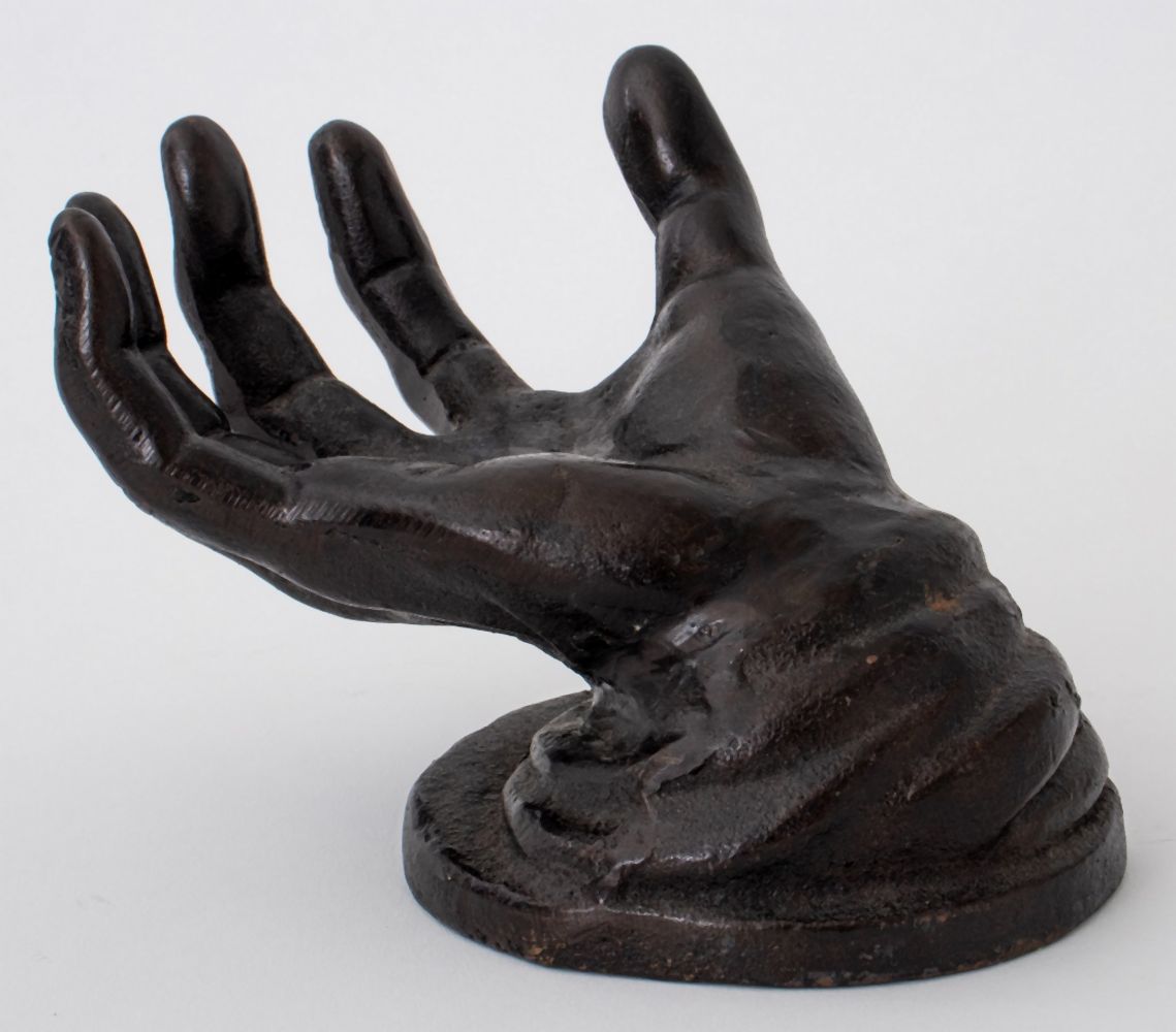 RODIN STYLE "HAND" BRONZE SCULPTURE