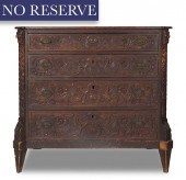 [ROERICH] A DARK WOOD COMMODE