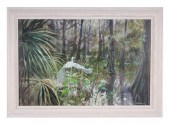 ROGER BANSEMER, EGRET IN WETLA