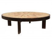 ROGER CAPRON: OVAL COFFEE TABL