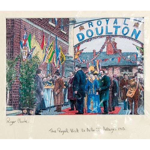 ROGER CLARKE, THE ROYAL VISIT TO