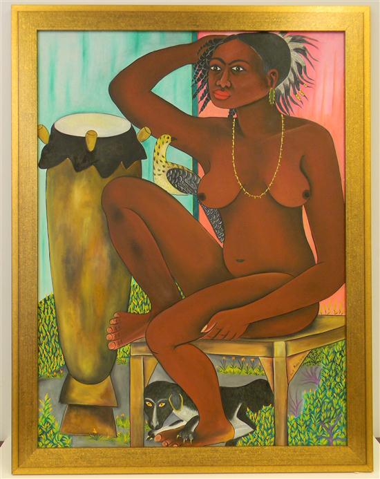 Roger Francois  acrylic on