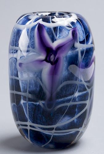 ROGER GANDELMAN ART GLASS VASEArt