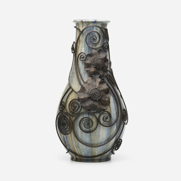 Roger Guérin. Tall vase with