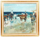 ROGER KUNTZ 'HORSES ON LAGUNA