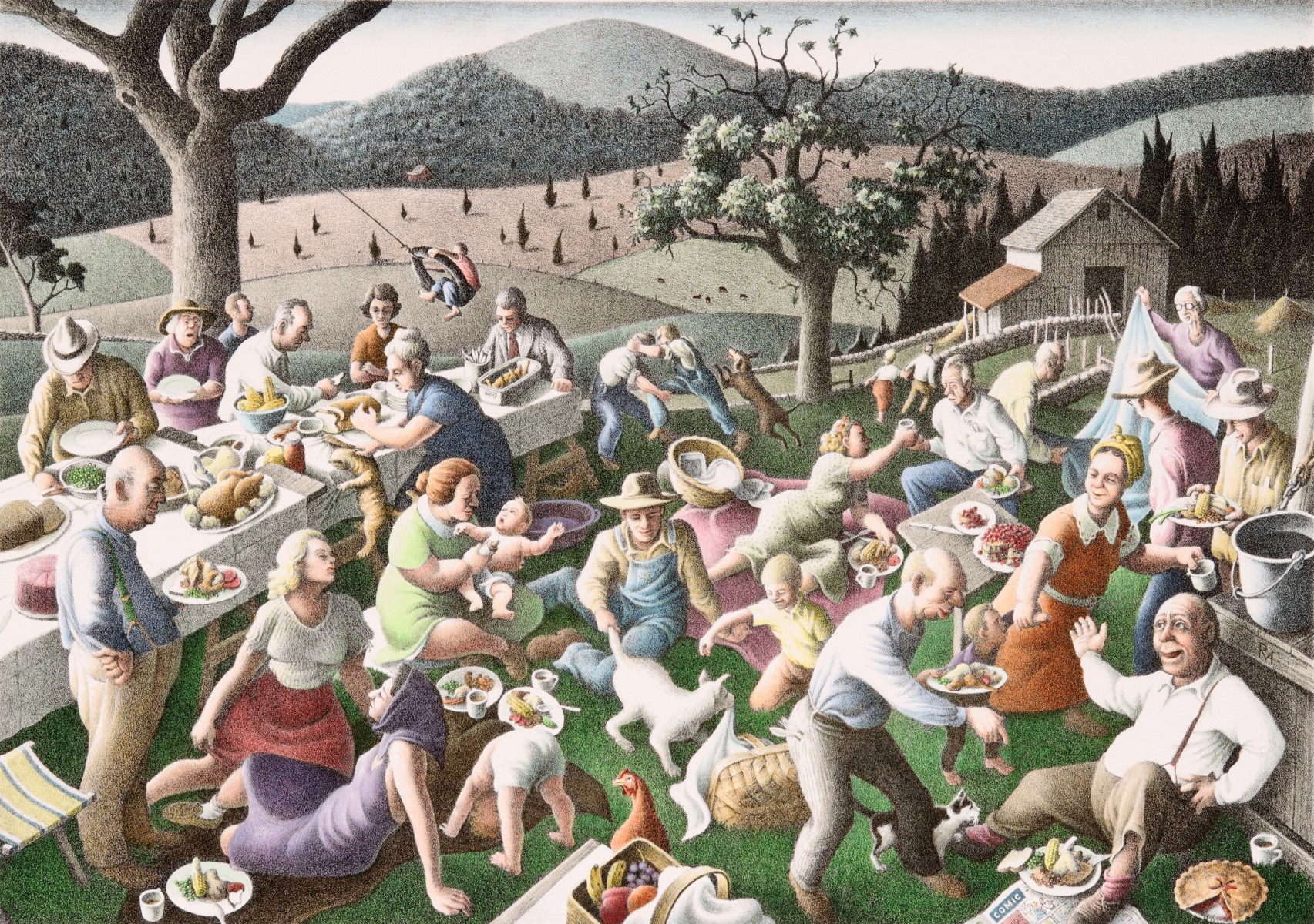 ROGER MEDEARIS (1920-2001) ARTIST'S
