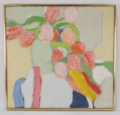 ROGER MUHL ABSTRACT TULIPS STI
