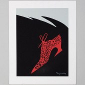 ROGER VINN: RED SHOE; AND BLAC