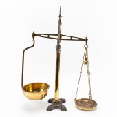 ROGERS & CO BRASS EQUAL ARM BA