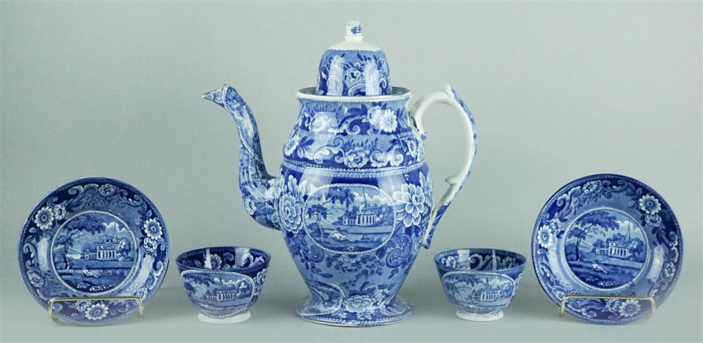 ROGERS COBALT BLUE AND WHITE