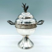 ROGERS SILVER PLATE LIDDED MAS