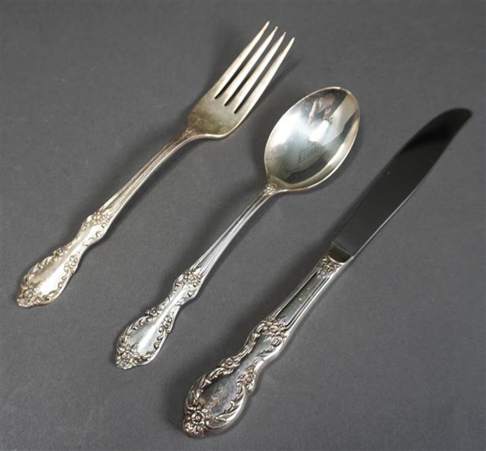 ROGERS SILVER PLATED 51-PIECE