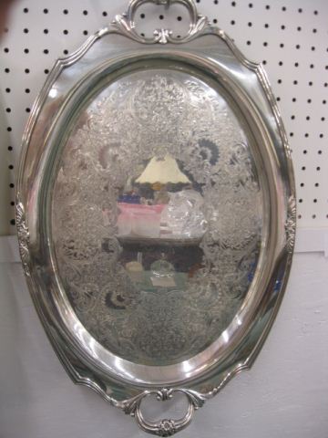 Rogers Silverplate Tray ''Eternally