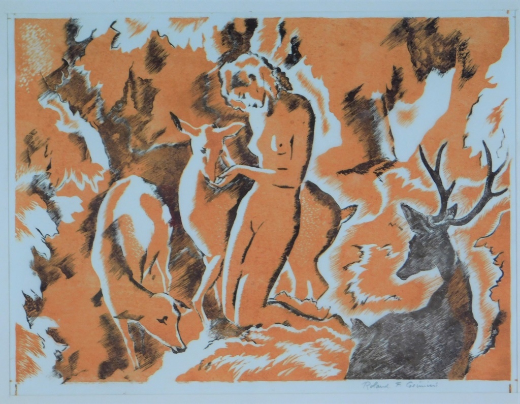 ROLAND COSIMINI MYTHICAL NUDE NYMPH