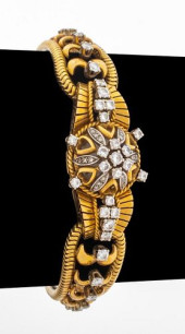 ROLEX 18K DIAMOND COVER BRACEL