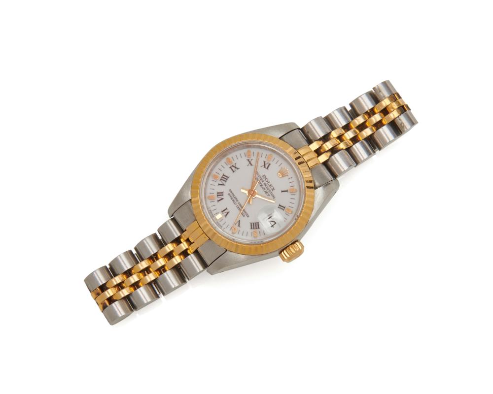 ROLEX 18K GOLD AND STAINLESS