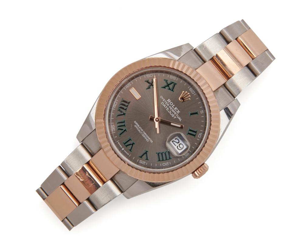 ROLEX 18K GOLD AND STAINLESS