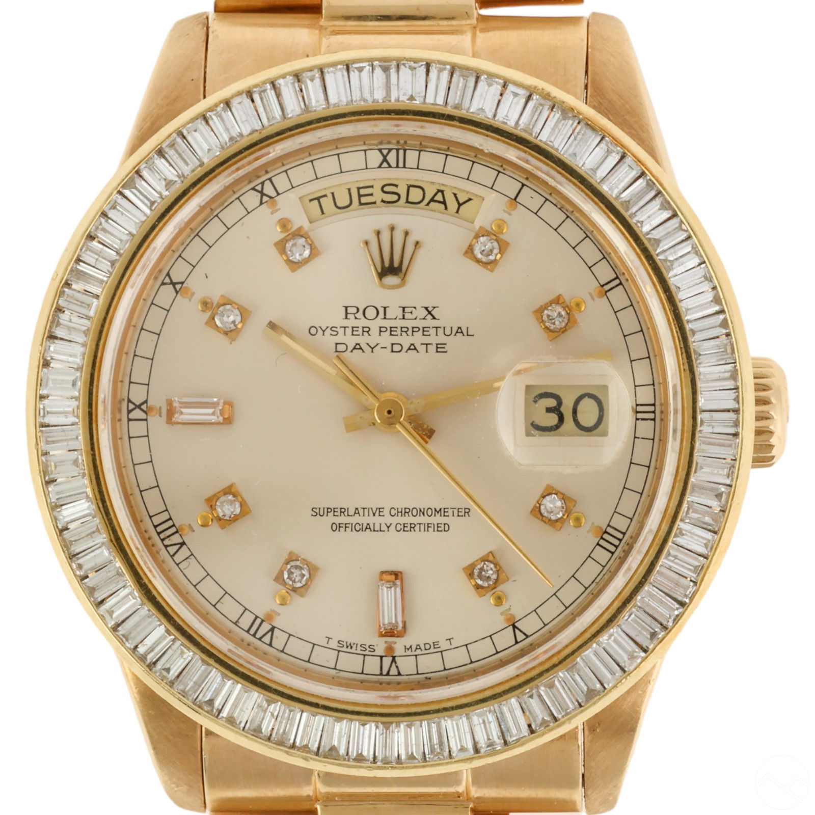 ROLEX 18K YELLOW GOLD MENS