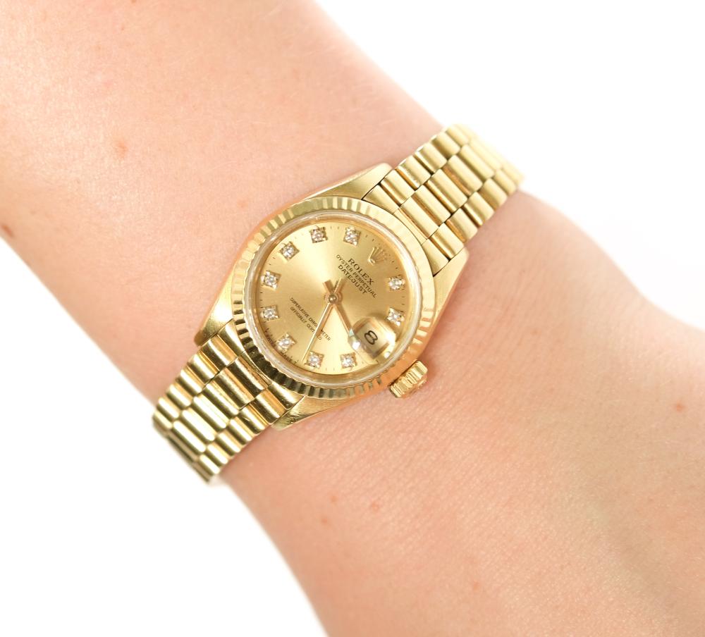 ROLEX 18K YG PRESIDENTIAL DIAMOND