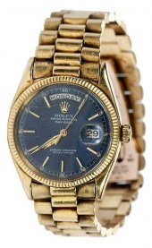 ROLEX 18KT. DAY-DATE WATCH34mm