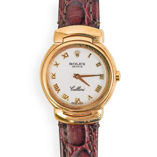 ROLEX CELLINI 18K GOLD LADIES